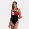 Tommy Jeans Cheeky Bandeau Γυναικείο Ολόσωμο Μαγιό