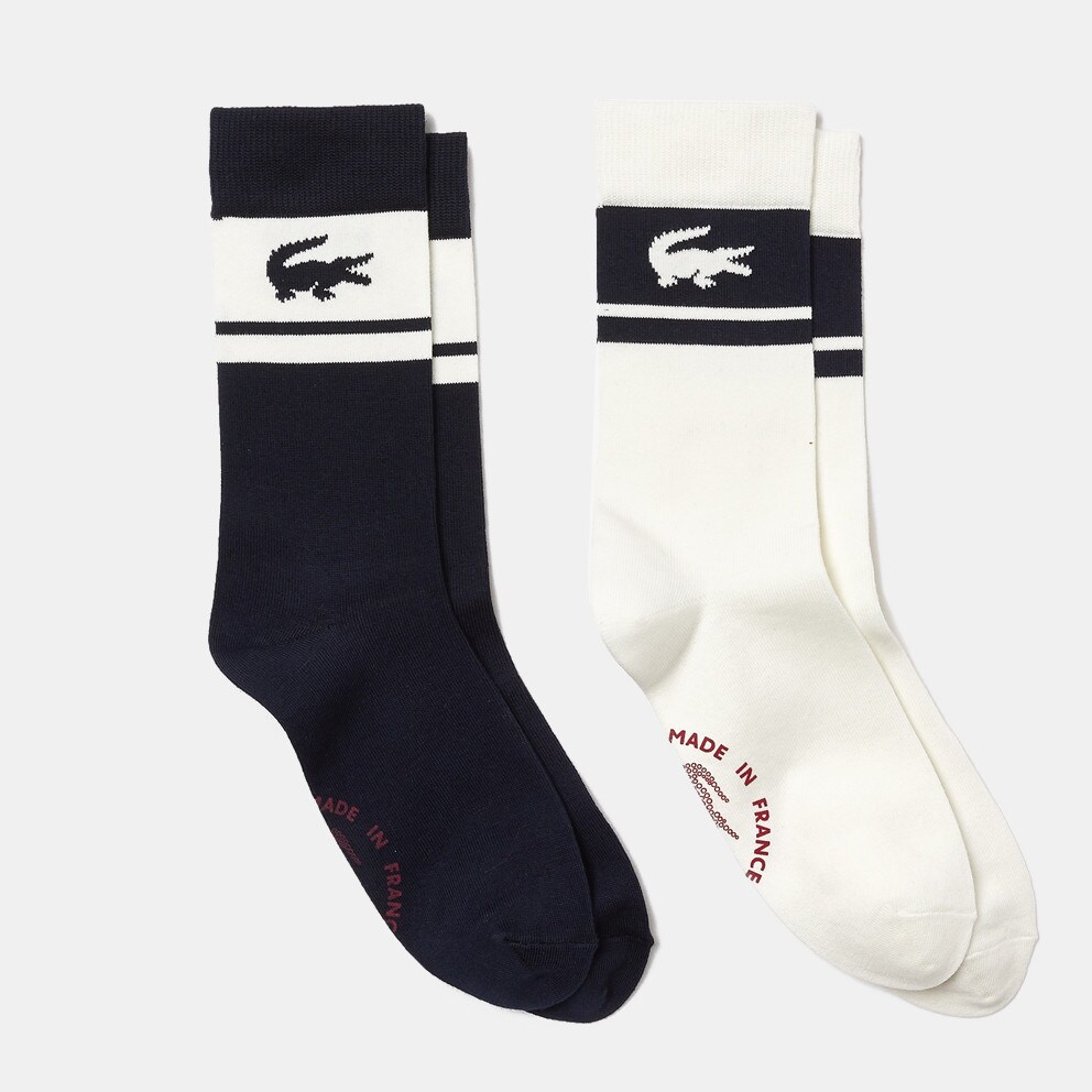 Lacoste Men's Socks Black White 3RA6344-HHW