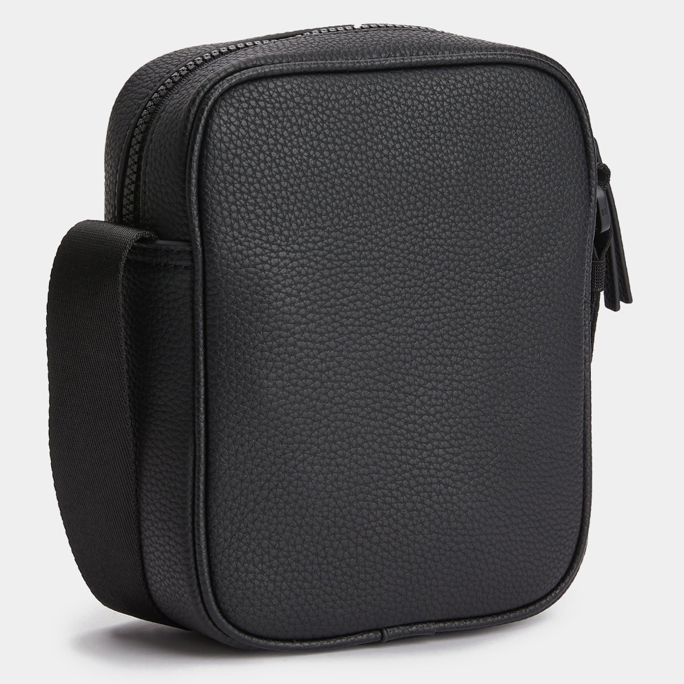 Tommy Jeans Essential Pu Mini Reporter Ανδρική Χιαστί Τσάντα Ώμου