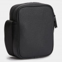 Tommy Jeans Essential Pu Mini Reporter Ανδρική Χιαστί Τσάντα Ώμου