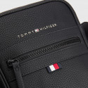 Tommy Jeans Essential Pu Mini Reporter Ανδρική Χιαστί Τσάντα Ώμου