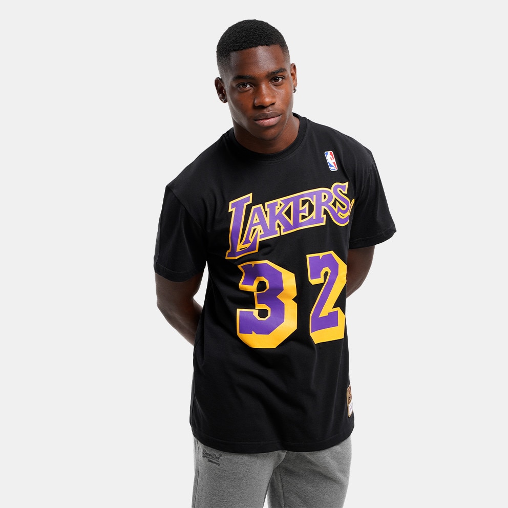 Mitchell & Ness Name & Number Magic Johnson Los Anngeles Lakers Ανδρικό T-Shirt