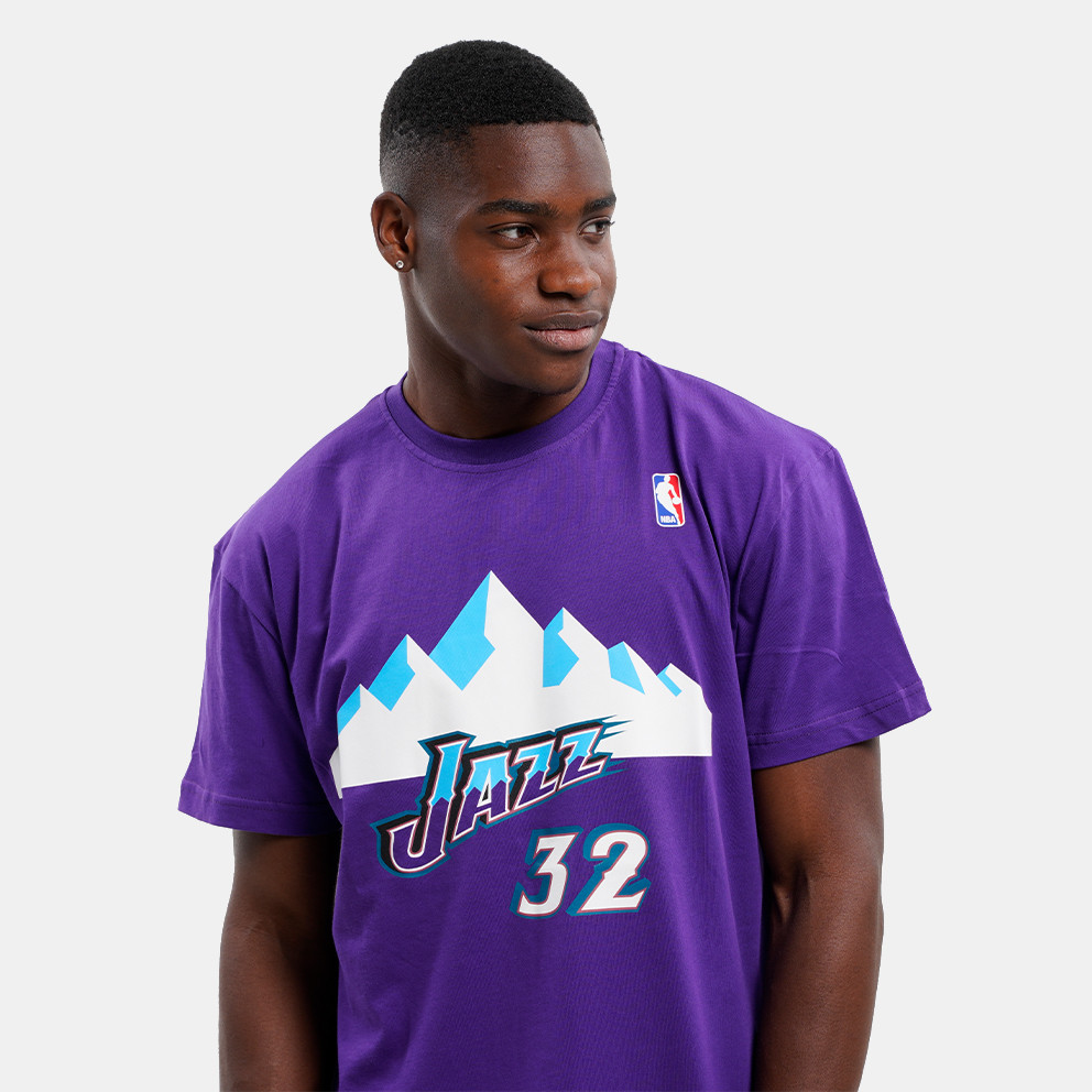 Mitchell & Ness Name & Number Karl Malone Utah Jazz Ανδρικό T-Shirt