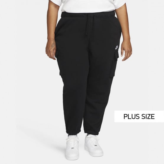 Nike Sportswear Club Fleece Plus Size Γυναικείο Cargo Παντελόνι Φορμας