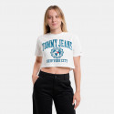 Tommy Jeans Super Crop College Γυναικείο T-Shirt