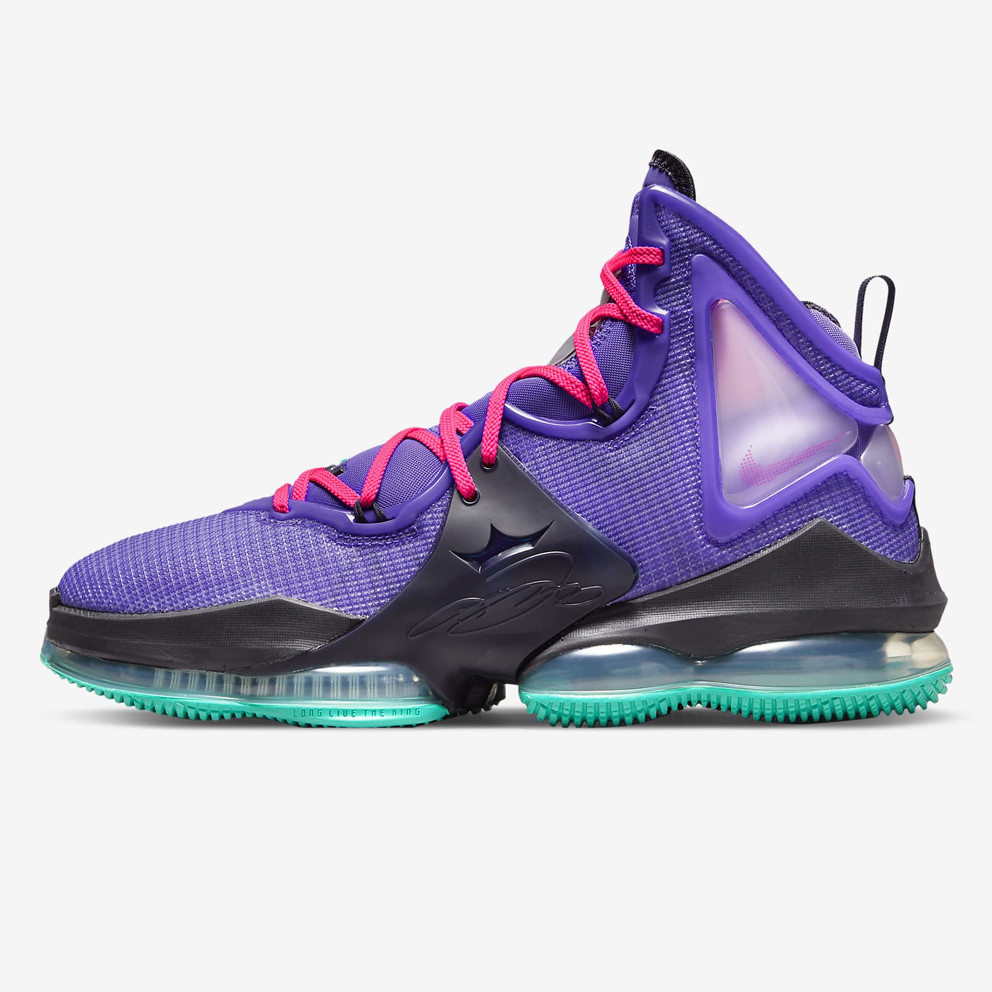 Nike LeBron 19 “Purple Teal” Men's Basketball Shoes Purple Multicolor ...