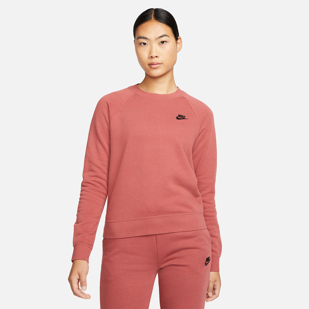 Nike Nike Sportswear Essential Fleece Γυναικεία Μπλούζα Φούτερ (9000111667_52358) 2025