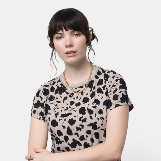 Vans leopard print t shirt cheap