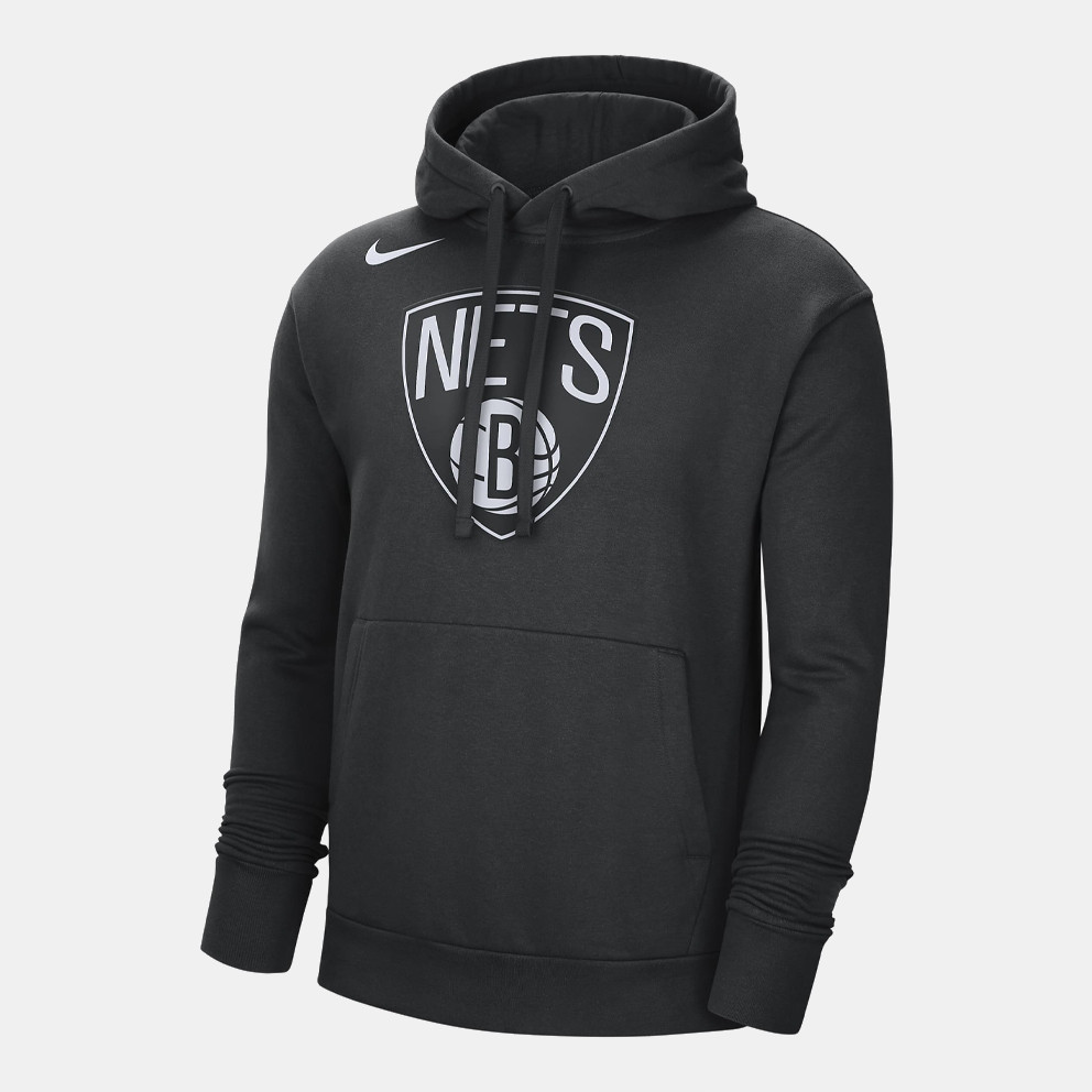 Nike NBA Brooklyn Nets Fleece Ανδρική Μπλούζα με Κουκούλα (9000110385_1469)