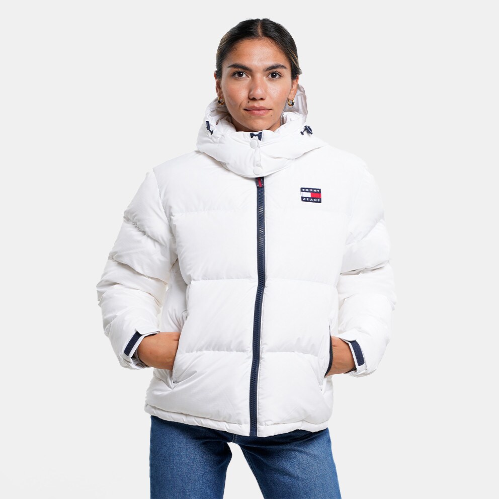 Tommy Jeans Alaska Women's Puffer Jaclet White DW0DW14661-YBR