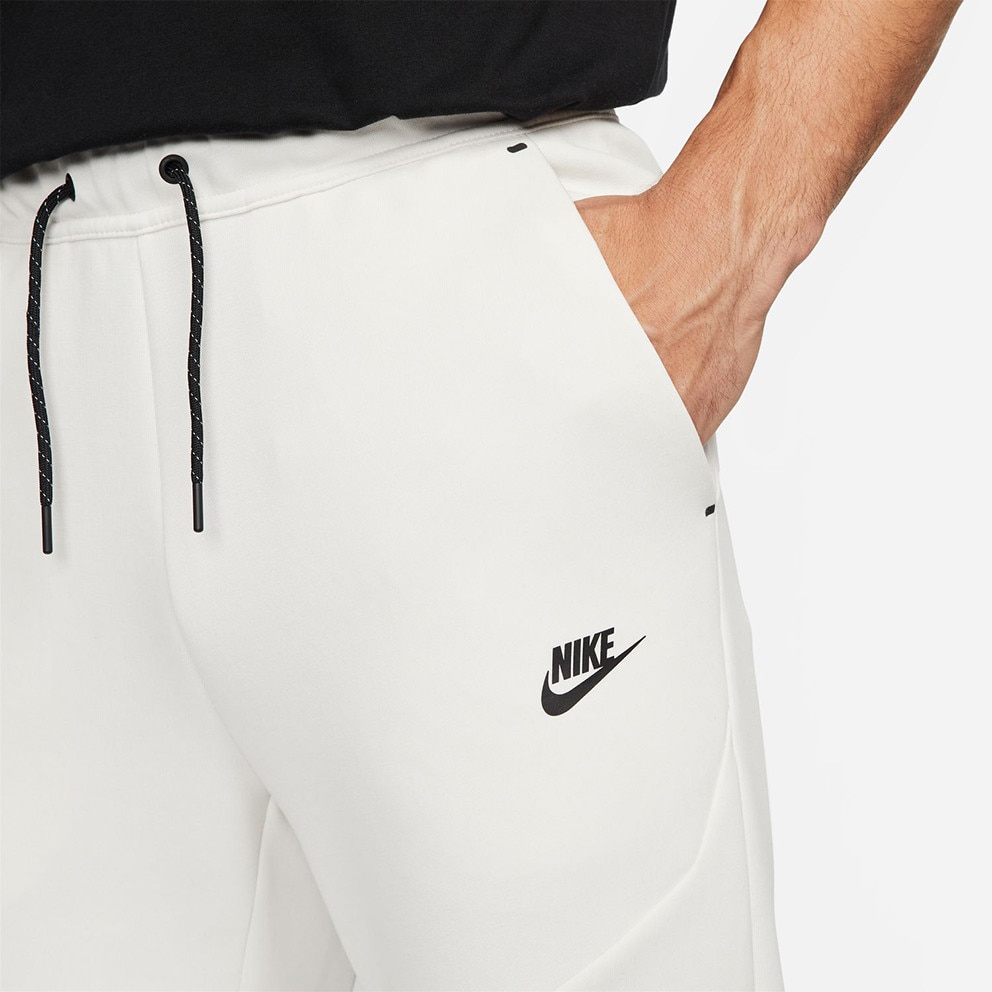 Nike Tech Fleece White Pants | brebdude.com