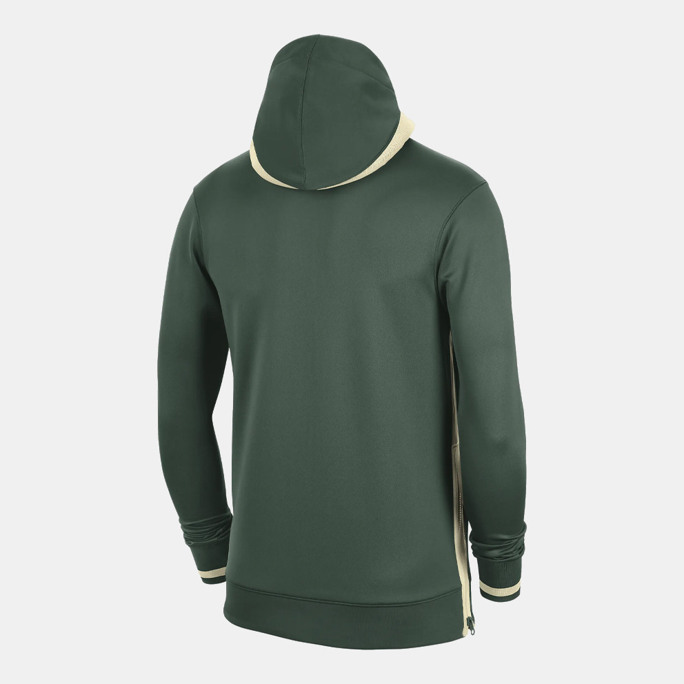 Nike Dri-FIT NBA Milwaukee Bucks Showtime Men's Full Zip Hoodie