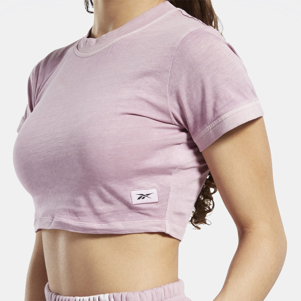 Reebok Classics Short Sleeve Rib Γυναικείο Crop Top