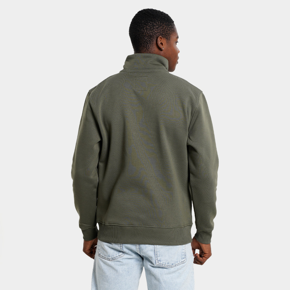 Alpha Industries Half Zip Ανδρική Μπλούζα Φούτερ