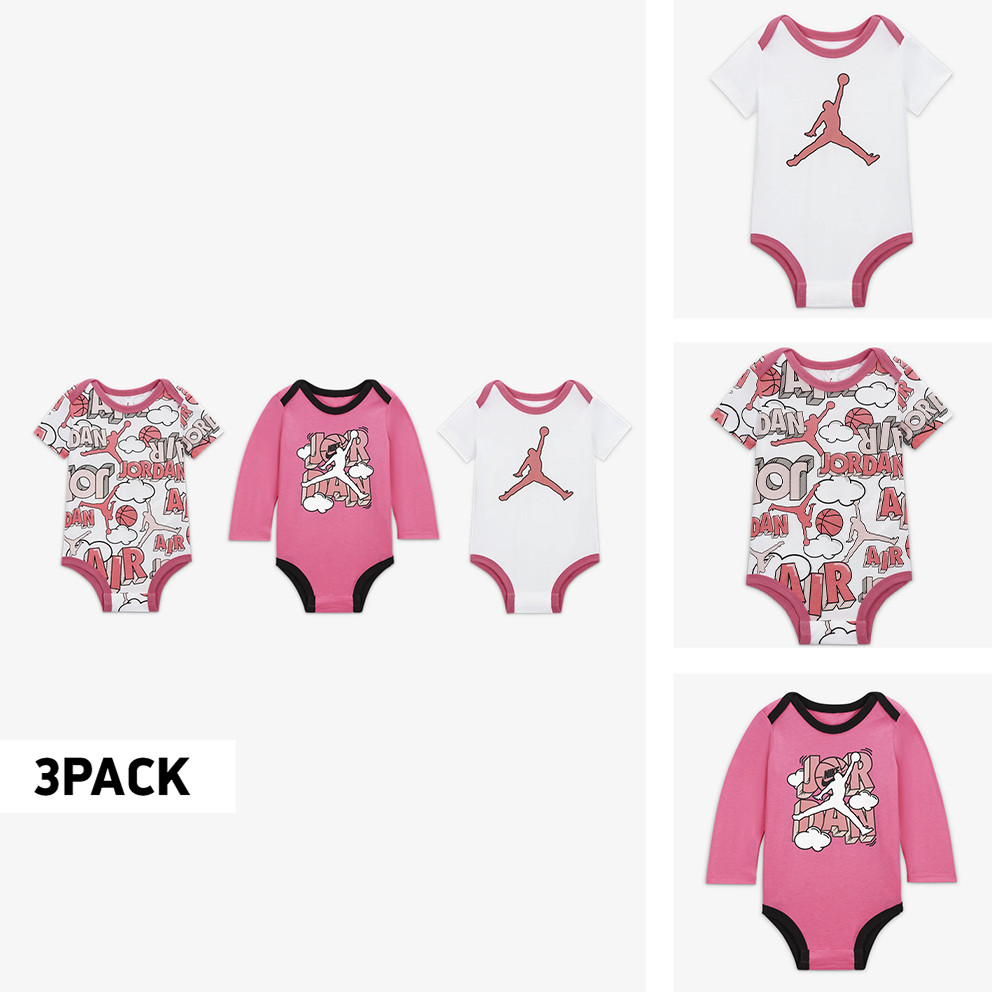 Jordan Air Comic 3-Pack Παιδικό Σετ Κορμάκια