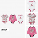 Jordan Air Comic 3-Pack Παιδικό Σετ Κορμάκια