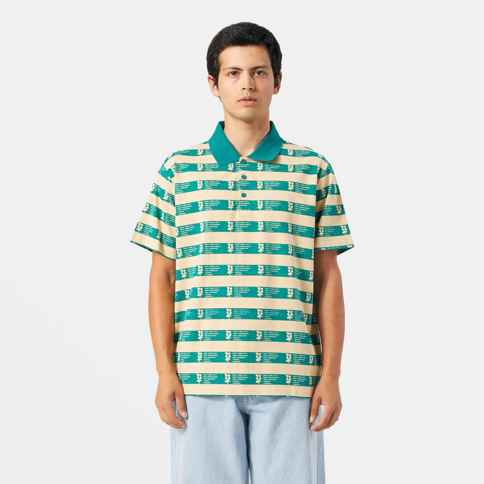 Huf Cartwright Printed Ανδρικό Polo T-shirt