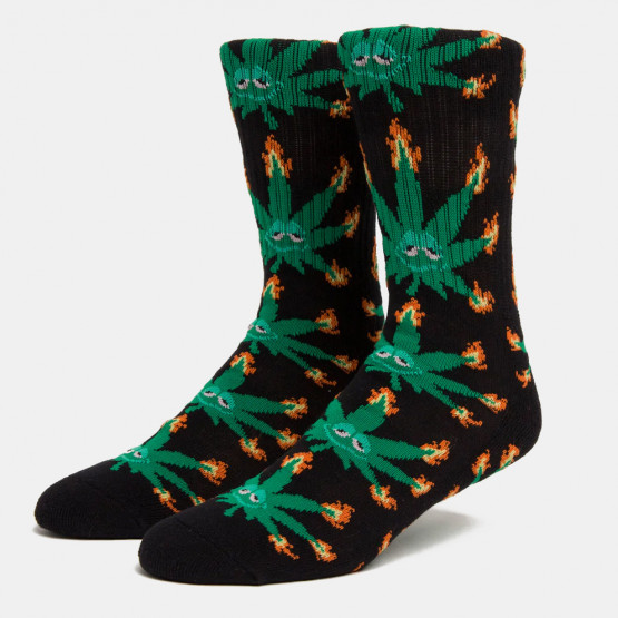 Huf Green Buddy Flame Unisex Socks
