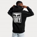 Obey Eyes Icon Hood Premium Ανδρική Μπλούζα με Κουκούλα