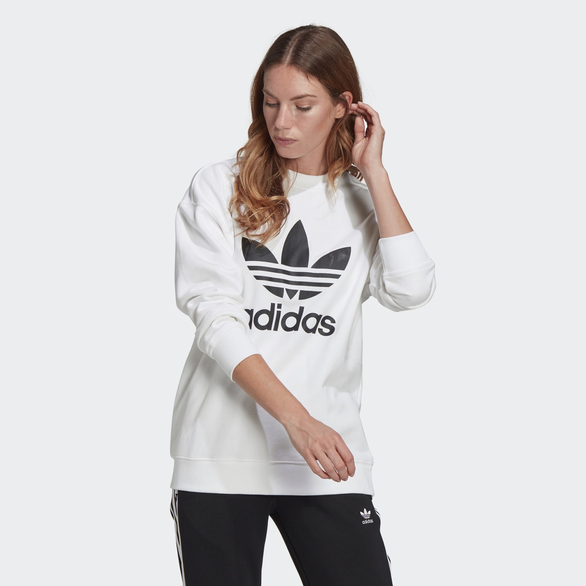 adidas Originals Trefoil Crew Women's Sweatshirt White GN2961