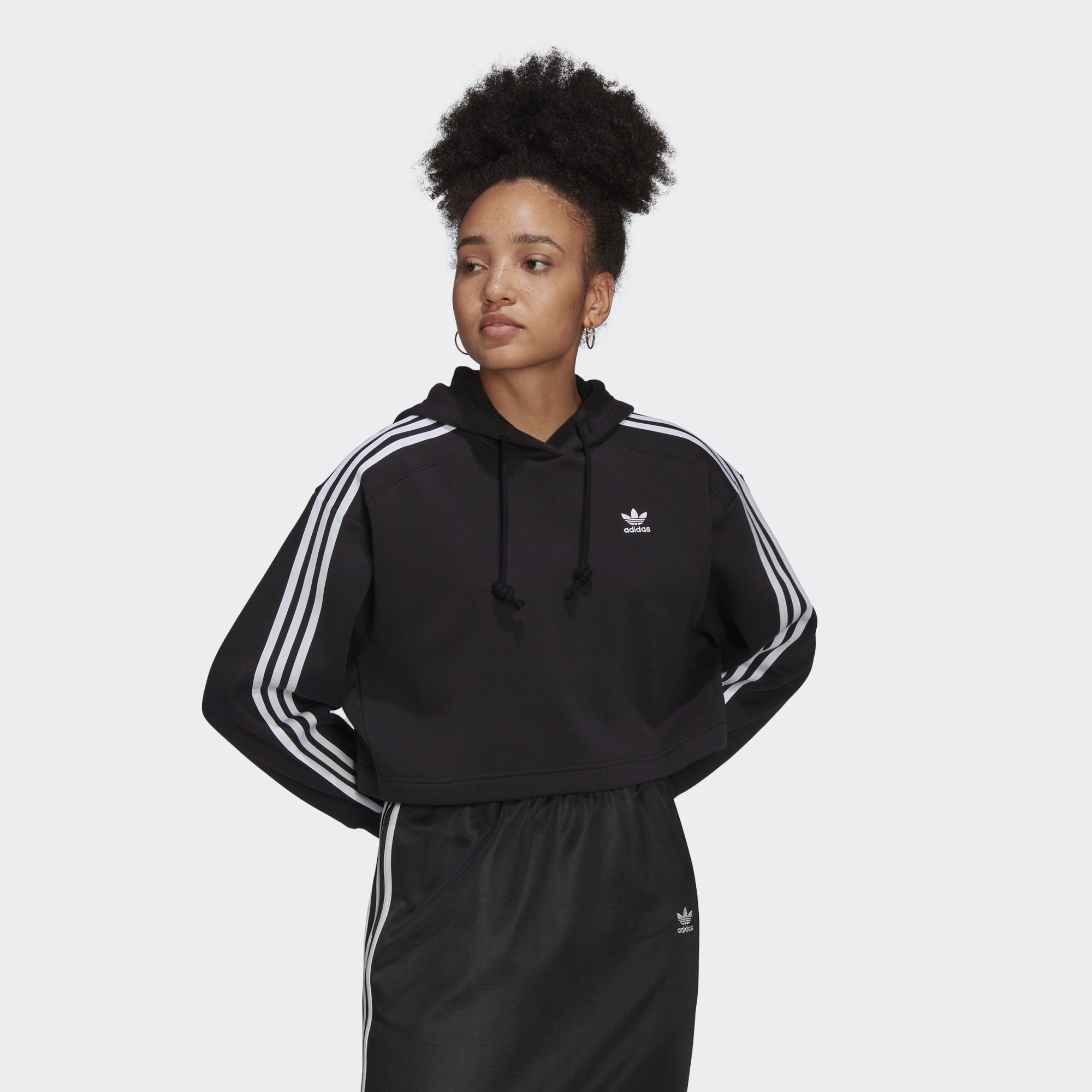 adidas Originals Adicolor Women s Hoodie Black HC2016