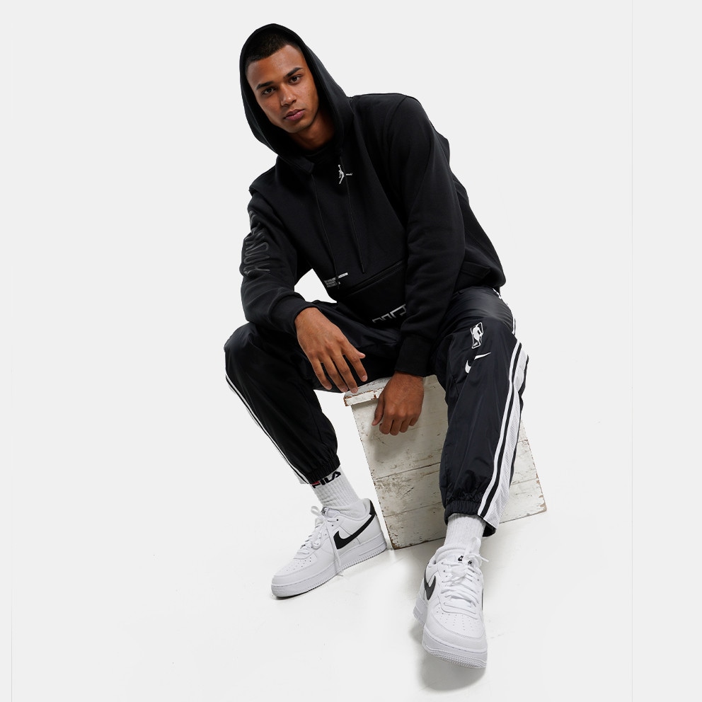 Jordan Brooklyn Nets Fleece Ανδρική Μπλούζα με Κουκούλα