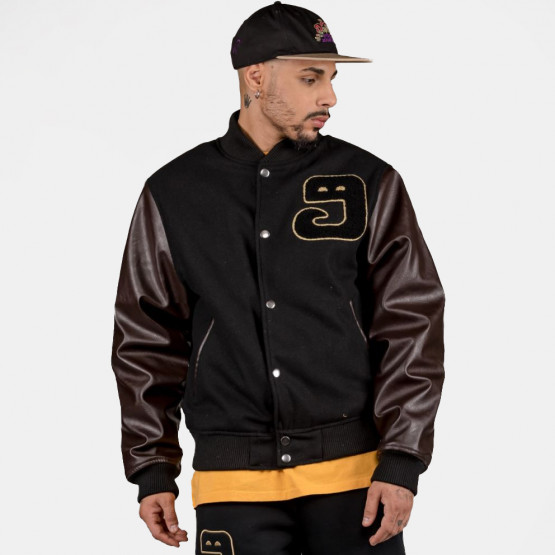 Grimey Lust Mantra Wool Baseball Men's Jacket