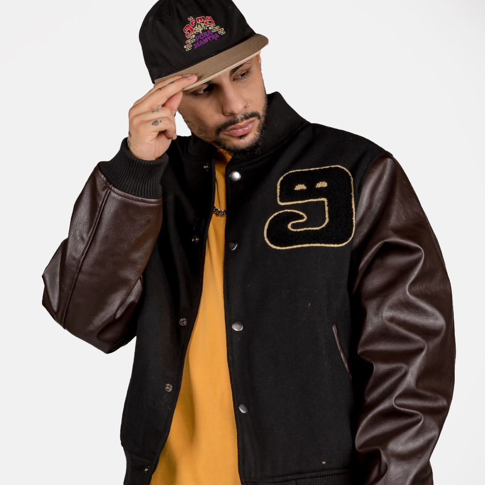 Grimey Lust Mantra Wool Baseball Men's Jacket