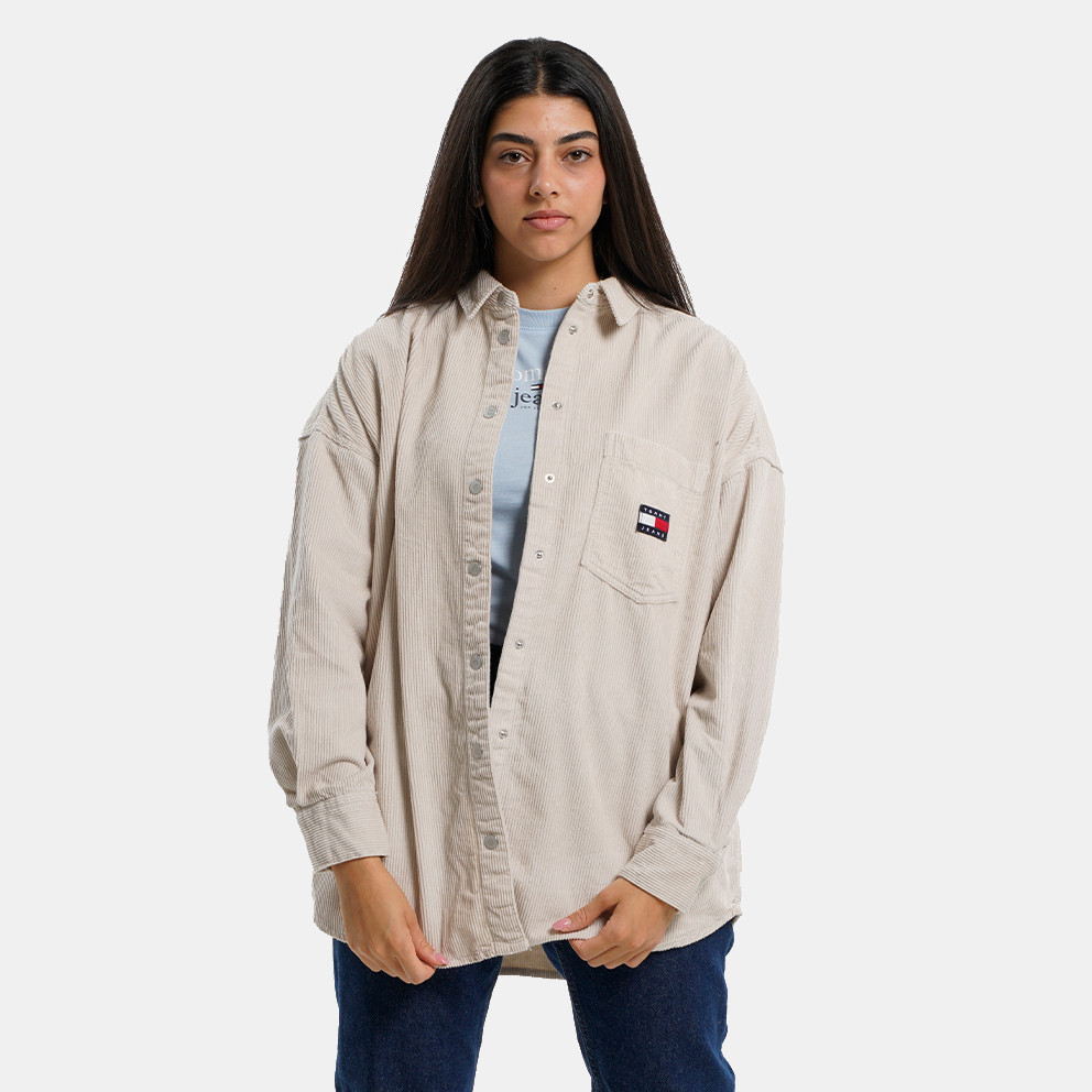  Tommy Jeans Corduroy Oversized Γυναικείο Πουκάμισο (9000123579_58386) 2025