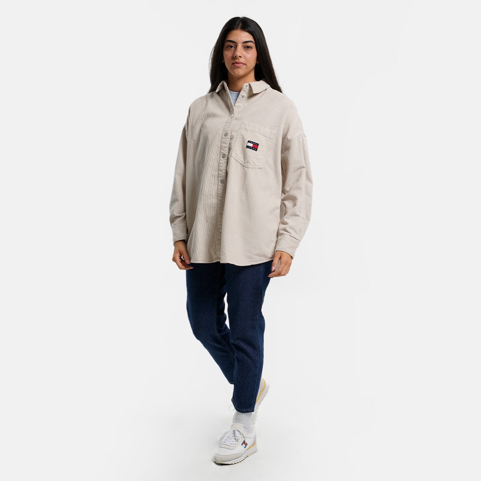 Tommy Jeans Corduroy Oversized Women's Shirt