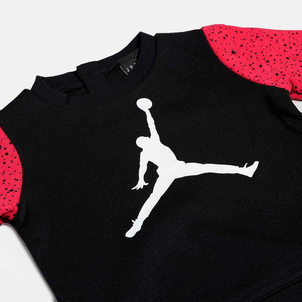 Jordan Air Speckle Fleece Crew Παιδικό Σετ Φόρμας