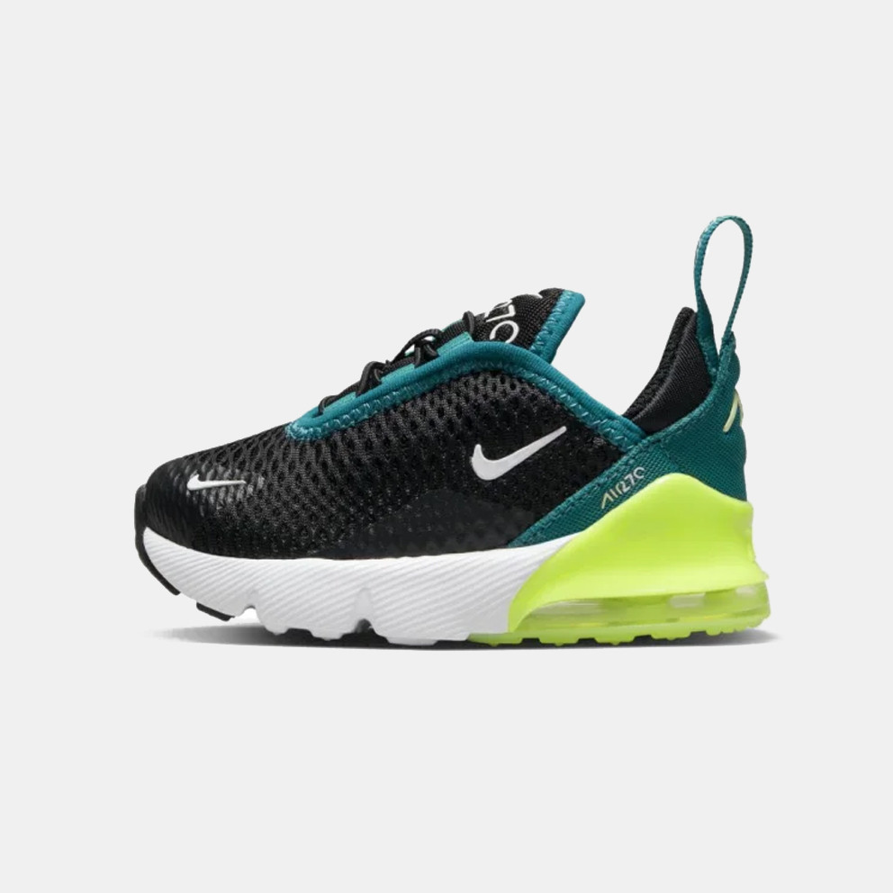 Nike Air Max 270 Βρεφικά Παπούτσια (9000109825_60281) BLACK/WHITE-BRIGHT SPRUCE-BARELY VOLT