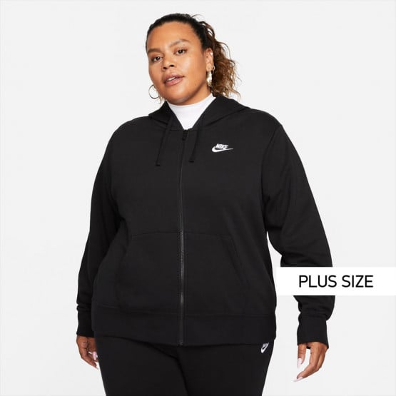 Nike Sportswear Club Fleece Women's Full-Zip Hoodie (Plus size)