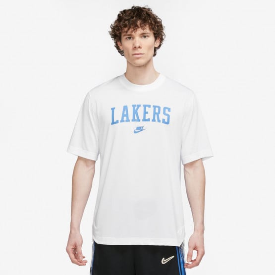 Nike Dri-FIT NBA Los Angeles Lakers Hardwood Classics Pregame Ανδρικό T-Shirt