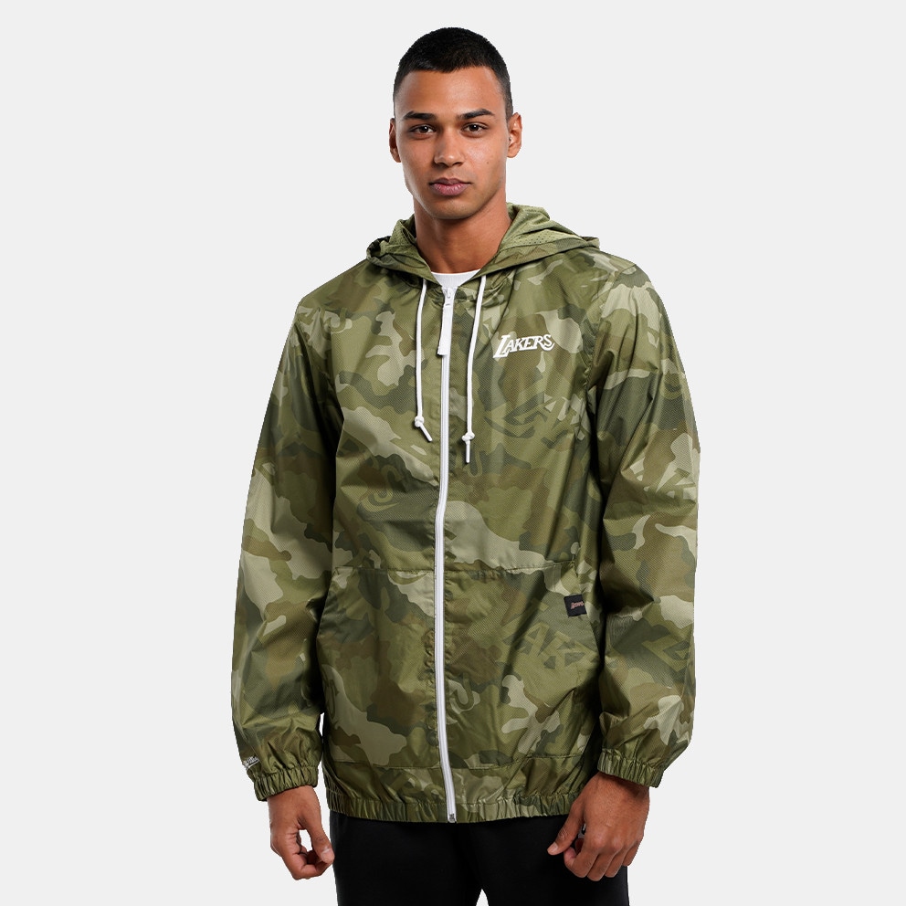 Mitchell & Ness Mitchell & Ness NBA Ghost Green Camo Los Angeles Lakers Ανδρικό Αντιανεμικό Μπουφάν (9000132018_65833)
