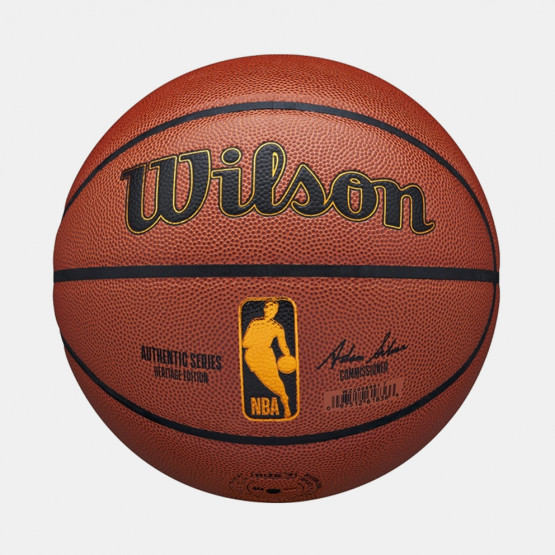 Wilson Nba Authentic Heritage Bskt Brown 7