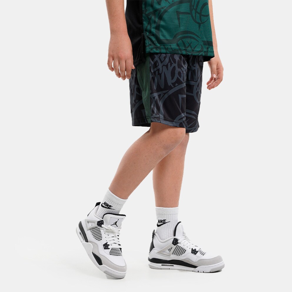 NBA Scribble Dribble Kid's Shorts Milwaukee Bucks