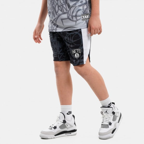 NBA Scribble Dribble Kid's Shorts Brooklyn Nets