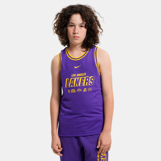 Nike  Drifit Tank Dna Courtside Lakers Παιδική Φανέλα