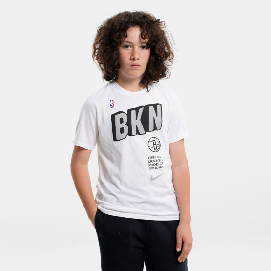 Nike Essential Block Ctn Brooklyn Nets Παιδικό T-Shirt