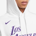 Nike NBA Los Angeles Lakers City Edition Ανδρική Μπλούζα με Κουκούλα