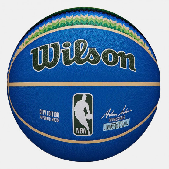Wilson NBA Team City Collector Milwaukee Bucks Μπάλα Μπάσκετ Νο7