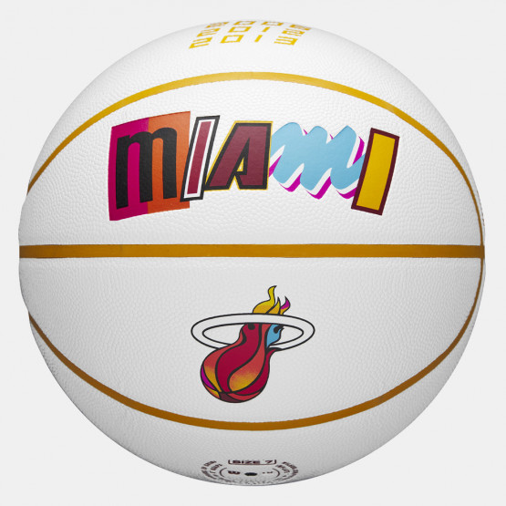 Wilson NBA Team City Collector Miami Heat Μπάλα Μπάσκετ Νο7
