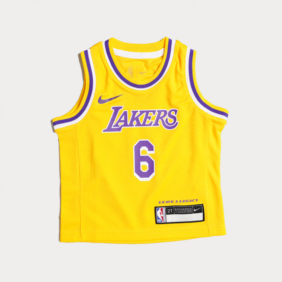Nike NBA Replica Los Angeles Laker LeBron James Kids' Basketball Jersey