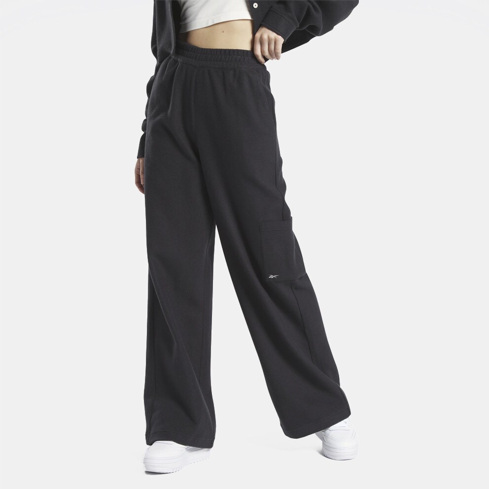 Reebok Classics Reverse Fleece Wide Leg Γυναικείο Παντελόνι Φόρμας