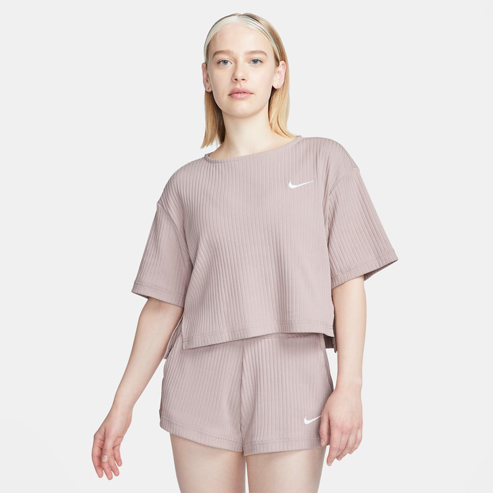 Nike Sportswear Rib Jersey Γυναικείο Cropped T-shirt (9000129964_64662) 900012996464662