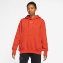 Nike Sportswear Phoenix Fleece Γυναικεία Μπλούζα με Κουκούλα