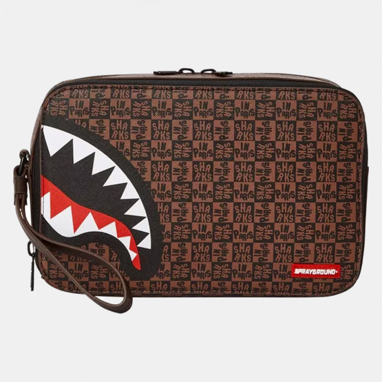 Sprayground Sharks In Paris Check Toiletry