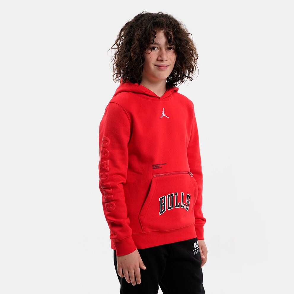 Jordan NBA Chicago Bulls Courtside Παιδική Μπλούζα με Κουκούλα (9000142317_14047)