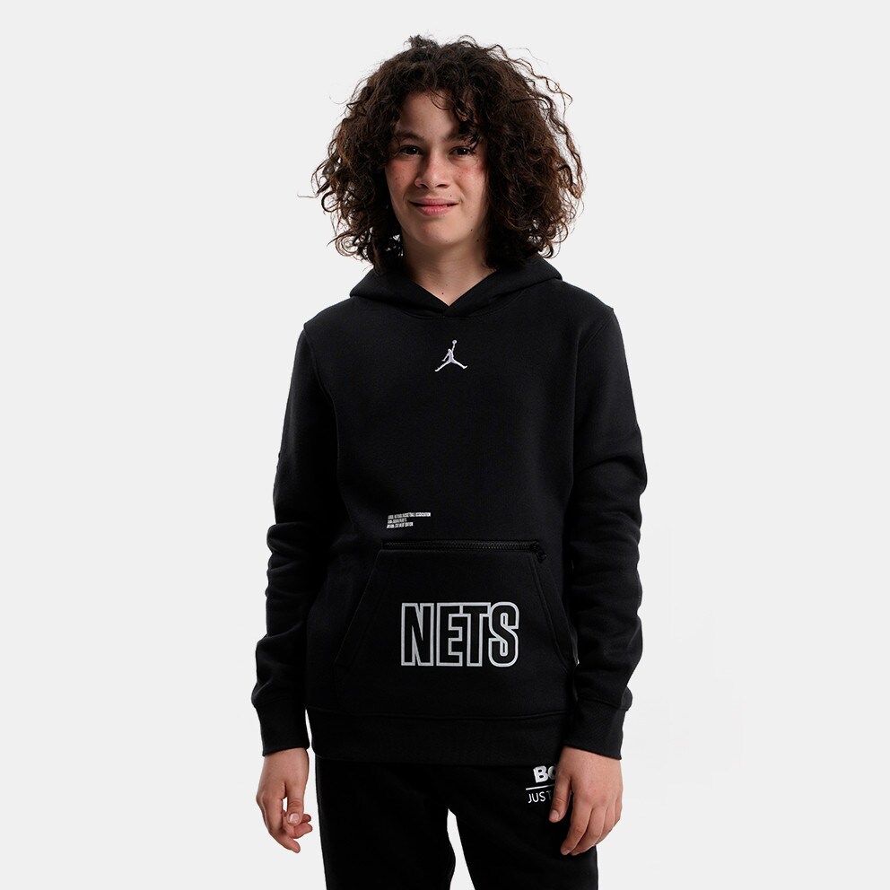 Jordan NBA Brooklyn Nets Courtside Παιδική Μπλούζα με Κουκούλα (9000142350_1469)